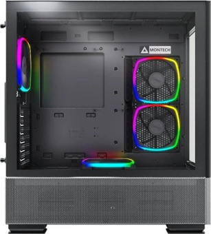 Корпус Montech Sky Two черный без БП ATX 3x140mm 2xUSB3.0 audio bott PSU от магазина РЭССИ