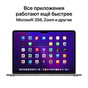 Ноутбук Apple MacBook Air A2681 M2 8 core 16Gb SSD512Gb/8 core GPU 13.6" IPS (2560x1664) Mac OS grey space WiFi BT Cam (Z15S0000P) от магазина РЭССИ