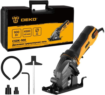 Циркулярная пила (дисковая) Deko CSDK-900 900Вт (ручная) D диска.:85мм (085-1154) от магазина РЭССИ