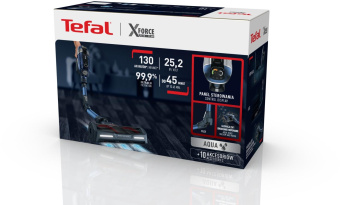 Пылесос Tefal X-Force Flex 11.60 Aqua TY9890WO синий/серый от магазина РЭССИ