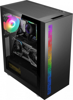 Корпус Formula F-3703 черный без БП ATX 5x120mm 4x140mm 2xUSB2.0 1xUSB3.0 audio bott PSU от магазина РЭССИ