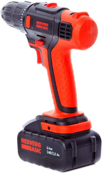 Аккумуляторная дрель-шуруповерт REDVERG Basic SD24L/2-2 6663428 от магазина РЭССИ