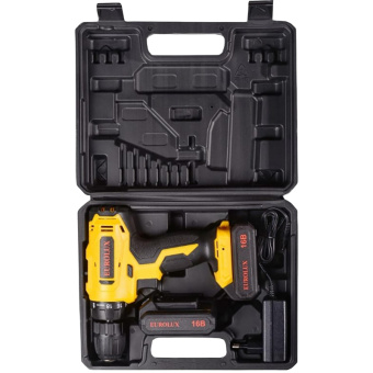 Аккумуляторная дрель-шуруповерт Eurolux ДА-16/2Li 72/14/51 от магазина РЭССИ