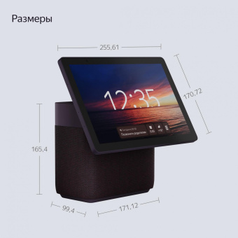 Умная колонка Yandex Станция Дуо Макс Zigbee Алиса красный 60W 1.0 BT/Wi-Fi 10м (YNDX-00055RED) от магазина РЭССИ