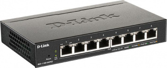 Коммутатор D-Link DGS-1100-08PLV2/A1A 8G 4PoE+ 80W управляемый от магазина РЭССИ