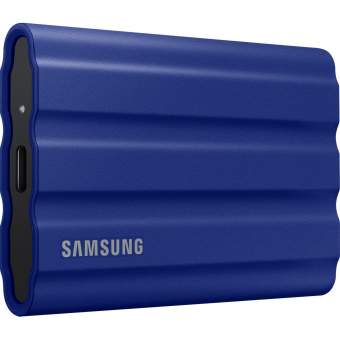 Накопитель SSD Samsung Original USB-C 2Tb MU-PE2T0R/WW Shield T7 1.8" синий от магазина РЭССИ