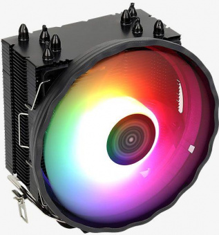Устройство охлаждения(кулер) Aerocool Rave 4 Soc-AM4/1151/1200/1700 4-pin 18-27dB Al+Cu 130W 570gr LED Ret от магазина РЭССИ