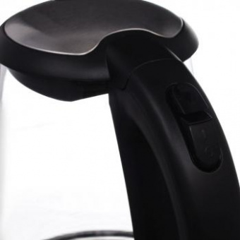 Чайник электрический Hyundai HYK-G2030 1.7л. 2200Вт черный (корпус: стекло) от магазина РЭССИ