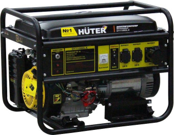 Генератор Huter DY11000LX 9кВт от магазина РЭССИ