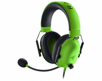 Наушники с микрофоном Razer Blackshark V2 X зеленый 1.3м мониторные оголовье (RZ04-03240600-R3M1) от магазина РЭССИ