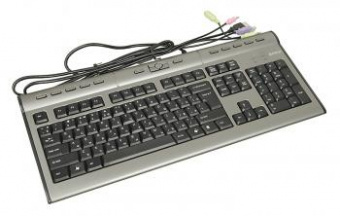 Клавиатура A4Tech KLS-7MUU серебристый/черный USB slim Multimedia от магазина РЭССИ
