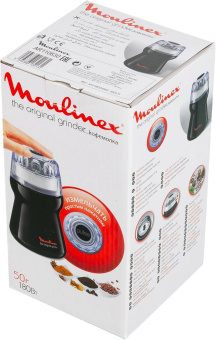 Кофемолка Moulinex AR110830 180Вт сист.помол.:ротац.нож вместим.:50гр черный от магазина РЭССИ
