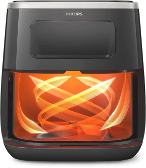Аэрогриль Philips HD9257/80 1700Вт черный от магазина РЭССИ