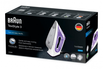 Утюг Braun SI3042VI 2350Вт фиолетовый/белый от магазина РЭССИ