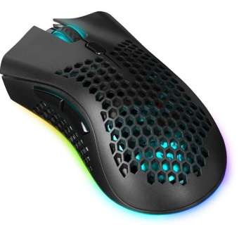 Мышь Defender Warlock GM-709L черный оптическая 2400dpi беспров. USB 7but (52709) от магазина РЭССИ