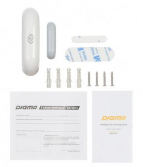 Датчик откр.двери/окна Digma DiSense D1 (DSD1) белый от магазина РЭССИ