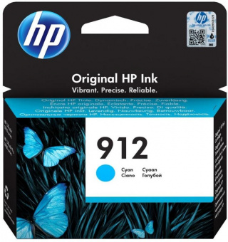 Картридж струйный HP 912 3YL77AE голубой (315стр.) для HP OfficeJet 801x/802x от магазина РЭССИ