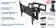 Кронштейн для телевизора Kromax ATLANTIS-80 черный 32"-75" макс.50кг настенный поворотно-выдвижной и наклонный от магазина РЭССИ