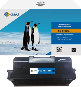 Картридж лазерный G&G GG-W1331A W1331A черный (5000стр.) для HP Laser 408dn/MFP 432fdn от магазина РЭССИ