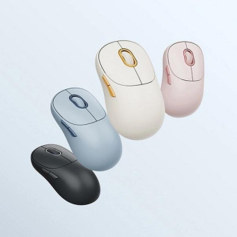 Мышь Xiaomi Wireless Mouse 3 белый оптическая 1200dpi silent беспров. BT/Radio USB для ноутбука 4but (BHR8912GL) от магазина РЭССИ