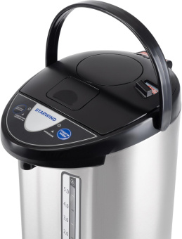 Термопот Starwind STP5741 5л. 800Вт черный/серебристый от магазина РЭССИ