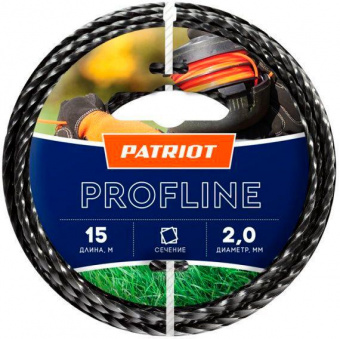Леска для садовых триммеров Patriot Profline d=2.0мм L=15м (805402201) от магазина РЭССИ