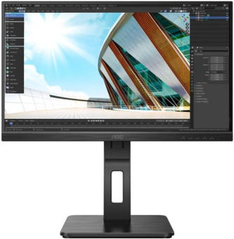 Монитор AOC 21.5" Pro 22P2Q черный IPS LED 16:9 HDMI M/M матовая HAS Piv 250cd 178гр/178гр 1920x1080 75Hz VGA DP FHD USB 4.16кг от магазина РЭССИ