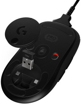 Мышь Logitech G Pro черный оптическая (25600dpi) беспроводная USB2.0 (7but) от магазина РЭССИ