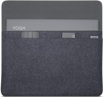 Чехол для ноутбука 15" Lenovo Sleeve черный ткань/кожа (GX40X02934) от магазина РЭССИ
