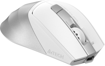 Мышь A4Tech Fstyler FG45CS Air2 белый/серебристый оптическая (2000dpi) silent беспроводная USB для ноутбука (7but) от магазина РЭССИ