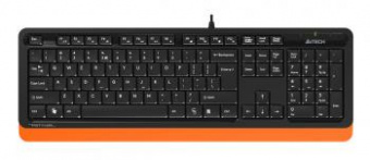 Клавиатура A4Tech Fstyler FK10 черный/оранжевый USB от магазина РЭССИ