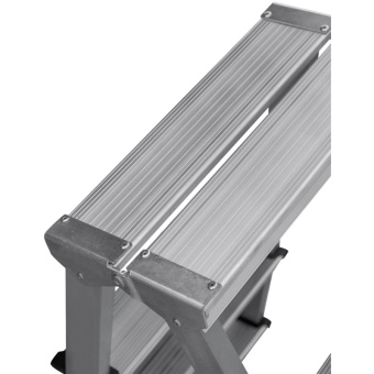 Двухсторонняя стремянка Новая Высота сталь/алюминий 2х2 ступени 1140202 от магазина РЭССИ