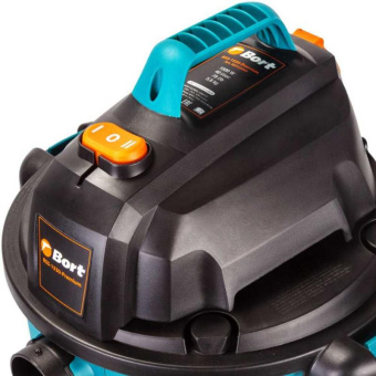 Строительный пылесос Bort BSS-1530-Premium 1500Вт (уборка: сухая/влажная) синий от магазина РЭССИ