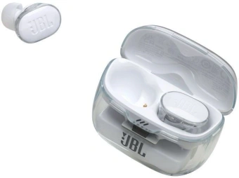 Гарнитура внутриканальные JBL Tune Buds Ghost белый беспроводные bluetooth в ушной раковине (JBLTBUDSGWHT) от магазина РЭССИ