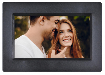 Фоторамка Digma 7" PF-743 IPS 1024x600 черный пластик от магазина РЭССИ