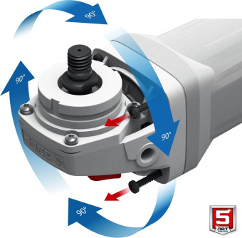 Углошлифовальная машина Зубр УШМ-П125-1500 ЭПСТ 1500Вт 9500об/мин рез.шпин.:M14 d=125мм от магазина РЭССИ