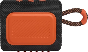 Колонка порт. JBL GO 3 черный/оранжевый 4.2W 1.0 BT 10м (JBLGO3BLKO) от магазина РЭССИ