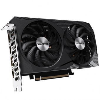 Видеокарта Gigabyte PCI-E 4.0 GV-N306TWF2OC-8GD 2.0 NVIDIA GeForce RTX 3060Ti 8192Mb 256 GDDR6 1680/14000 HDMIx2 DPx2 HDCP Ret от магазина РЭССИ