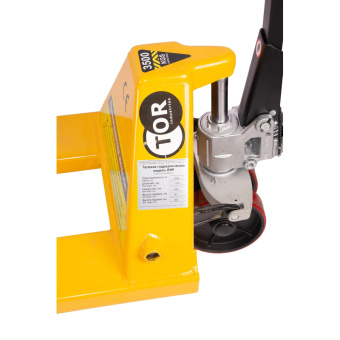 Гидравлическая тележка TOR PWH35-II 35 т 1150мм полиуретан. колеса 1002514 от магазина РЭССИ