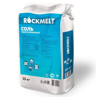 Таблетированная соль Rockmelt 4-в-1 пакет 10кг 4627177050858 от магазина РЭССИ