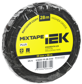 MIXTAPE PLUS Изолента Х/Б 19мм 28м IEK от магазина РЭССИ