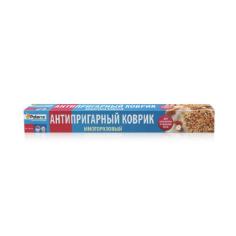 Антипригарный коврик из тефлона для выпекания замораживания и раскатки теста PATERRA 33x40 см 402-456 от магазина РЭССИ