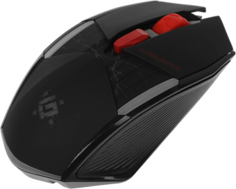 Мышь Defender Horrodine GM-237 черный оптическая 3200dpi беспров. USB (52237) от магазина РЭССИ