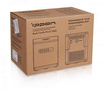 Источник бесперебойного питания Ippon Back Comfo Pro II 1050 600Вт 1050ВА черный от магазина РЭССИ