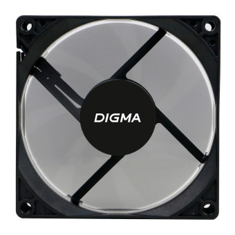 Вентилятор Digma DFAN-90 90x90x25mm 3-pin 4-pin (Molex)23dB 82gr Ret от магазина РЭССИ