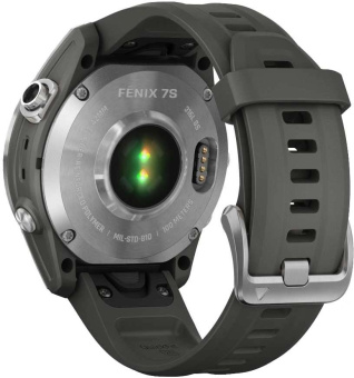 Смарт-часы Garmin Fenix 7S 1.2" корп.серый рем.черный (010-02539-01) от магазина РЭССИ