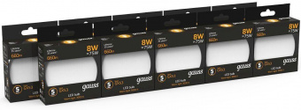 Лампа светодиодная Gauss GX53 8Вт цок.:GX53 таблетка 220B 3000K св.свеч.бел.теп. (упак.:1шт) (108408108-D) от магазина РЭССИ