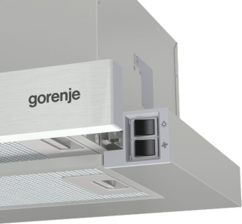 Вытяжка встраиваемая Gorenje TH606E4X нержавеющая сталь управление: кнопочное (1 мотор) от магазина РЭССИ