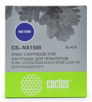 Картридж матричный Cactus CS-NX1500 черный для Star NX-1500/24xx/LC-8211 от магазина РЭССИ