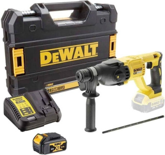 Перфоратор DeWalt DCH133M1-QW патрон:SDS-plus уд.:2.6Дж 18Вт аккум. (кейс в комплекте) от магазина РЭССИ